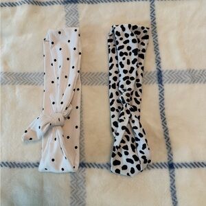 Polka Dot and Leopard Print Headbands